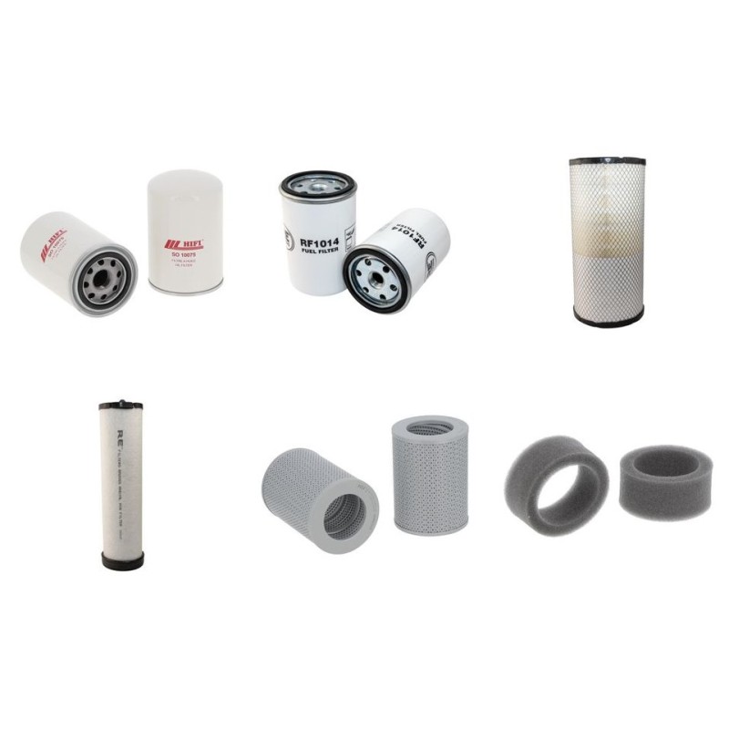 Filter Kit for Komatsu PC180-7LC with Komatsu Engine YR 2006-