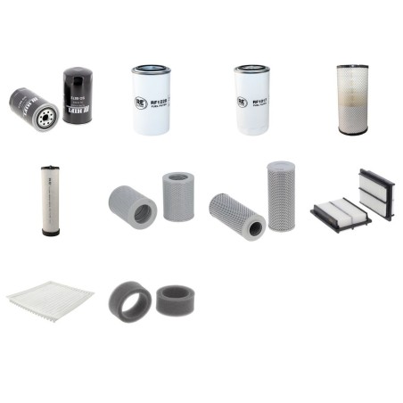 KOMATSU PC 180-7EO LC Filter Service Kit w/KOMATSU  Eng. SN  K45001- YR  2007-