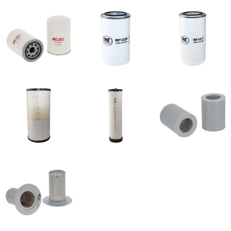 KOMATSU PC 180-8 LC Filter Service Kit w/KOMATSU  Eng.
