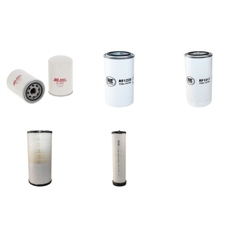 KOMATSU PC 180-8 LC Filter Service Kit Air Oil Fuel Filters w/KOMATSU  Eng.