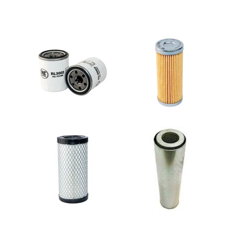 KOMATSU PC 20 MR-1 Filter Service Kit w/KOMATSU 3D74EN3 Eng.