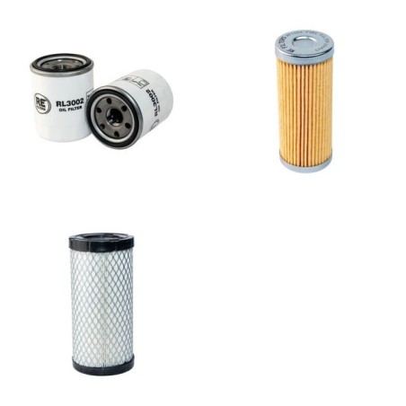 KOMATSU PC 20 MR-1 Filter Service Kit Air Oil Fuel Filters w/KOMATSU 3D74EN3 Eng.