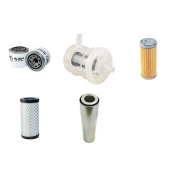 Komatsu PC20MRX-1 Filter Service Kit with Komatsu 3D74E-N3A
