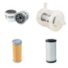 KOMATSU PC 20 MRX-1 Filter Service Kit Air Oil Fuel Filters w/KOMATSU 3D74E-N3A Eng. SN  10001- YR  2004-
