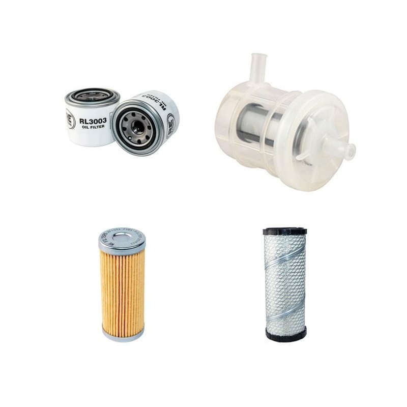 Komatsu PC20R Filter Service Kit - Air, Oil, Fuel Filters After S/N F307091 -