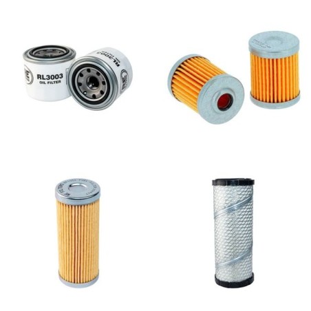 Komatsu PC20R Filter Service Kit Air, Oil, Fuel Filters Before S/N - F307090