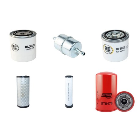 AUSA T 204 H TAURULIFT Filter Service Kit withKubota V2403 Eng 2008-