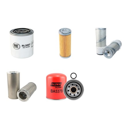 Filter Kit for Komatsu PC20-6 with Komatsu 3D841FA Engine