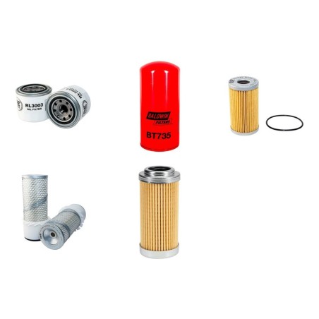 KOMATSU PC 20-7 Filter Service Kit w/KOMATSU 3D84-F2H Eng.
