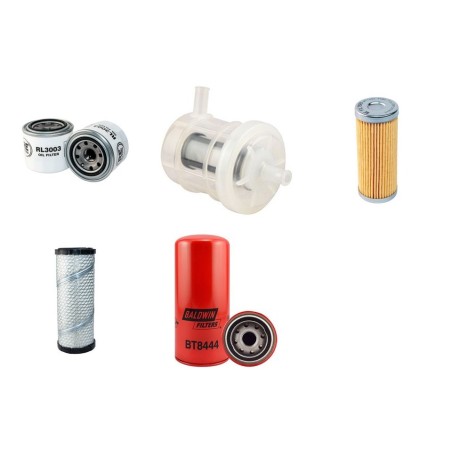KOMATSU PC 20-8 Filter Service Kit w/KOMATSU 3D78AE-3FA Eng.