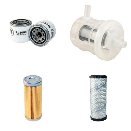KOMATSU PC 20-8 Filter Service Kit Air Oil Fuel Filters w/KOMATSU 3D78AE-3FA Eng.
