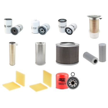 KOMATSU PC 200-6K EL Filter Service Kit w/KOMATSU S6D102E Eng.