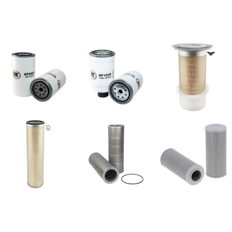 KOMATSU PC 210-5 K Filter Service Kit w/Perkins 1006-6T Eng.