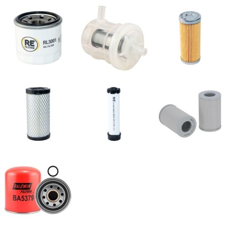 KOMATSU PC 22 MR-3 Filter Service Kit w/KOMATSU 3D76E Eng.   YR  2011-