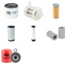 KOMATSU PC 22 MR-3 Filter Service Kit w/KOMATSU 3D76E Eng.   YR  2011-