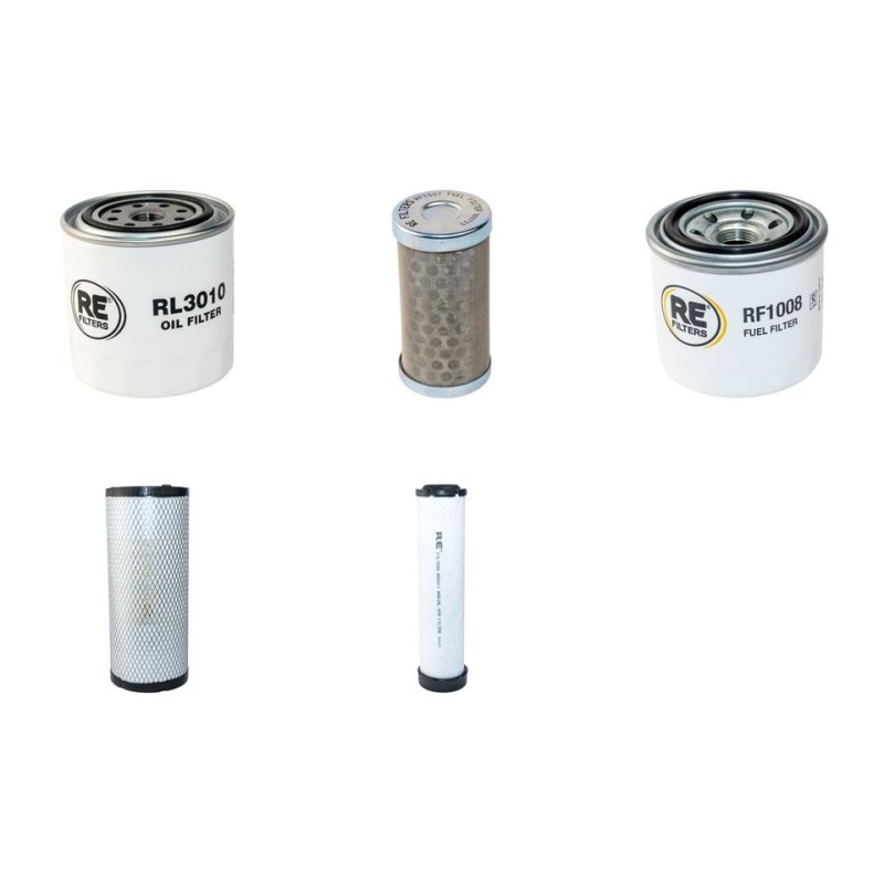 AUSA T 204 H TAURULIFT Filter Service Kit Air Oil Fuel Filters w/Kubota V2403-M-ET04 Eng.   YR  2011-