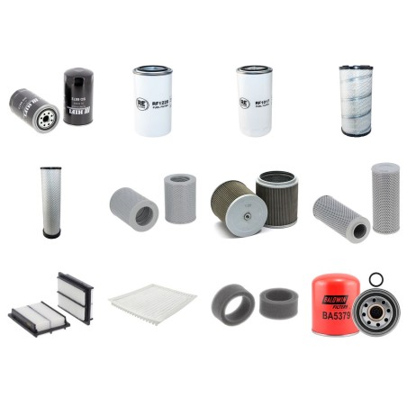 KOMATSU PC 230-8 NHD Filter Service Kit w/KOMATSU SAA6D107E Eng.   YR  2008-