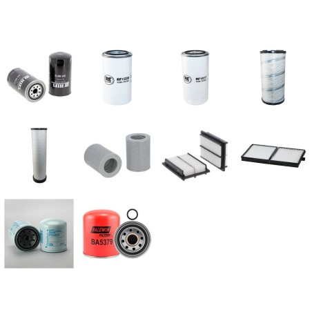 KOMATSU PC 230-8K NHD Filter Service Kit w/KOMATSU SAA6D107E Eng.
