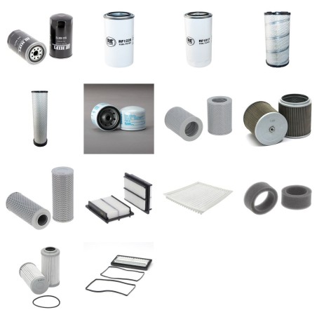 Filter Kit for Komatsu PC240-8LC/NCL with Komatsu SAA6D107E-1CWK Engine Serial No K50001- YR 2006-