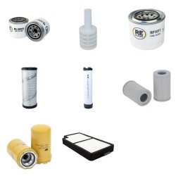 Komatsu PC27MR-2 Filter Service Kit with Komatsu 3D82Ae-5