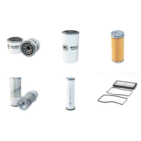 KOMATSU PC 28 UU-2 Filter Service Kit w/Komatsu 3D82/84 Eng.