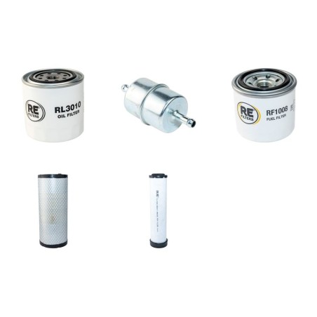 AUSA T 235 H TAURULIFT Filter Service Kit Air Oil Fuel Filters w/Kubota V2403-M-EU33 Eng.   YR  2012-