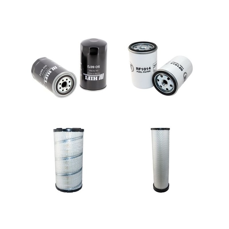 Filter Kit for Komatsu PC290-6KNLC Air Oil Fuel Filters with Komatsu Engine YR 2005-