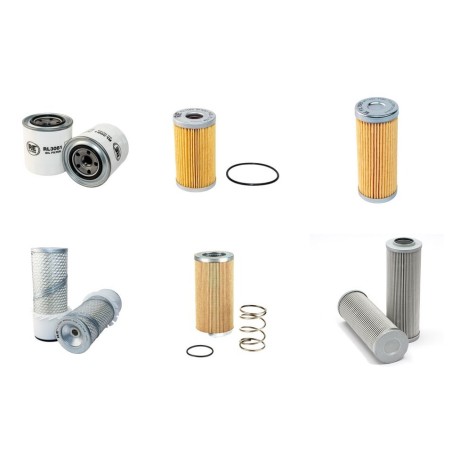 Filter Kit for Komatsu PC30-6 with Komatsu 3D841G Engine