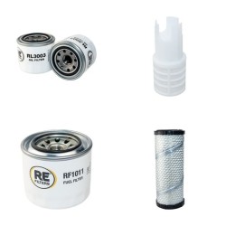 KOMATSU PC35MR3 Filter Service Kit Air Oil Fuel Filters