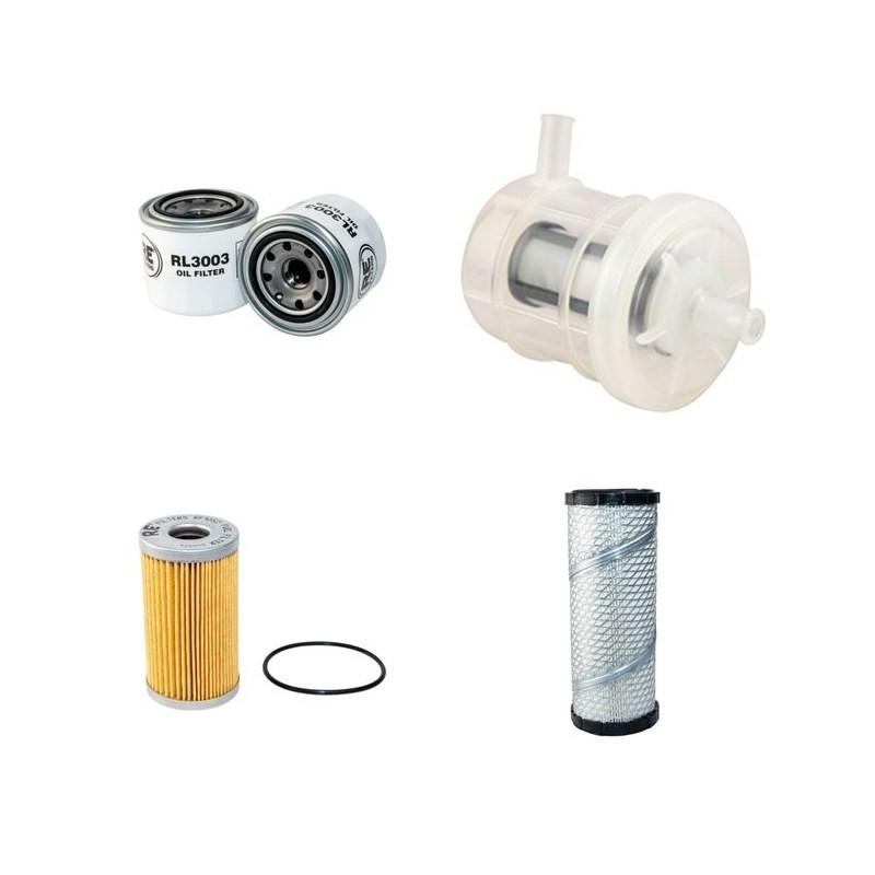 Filter Kit for Komatsu PC35R Air Oil Fuel Filters