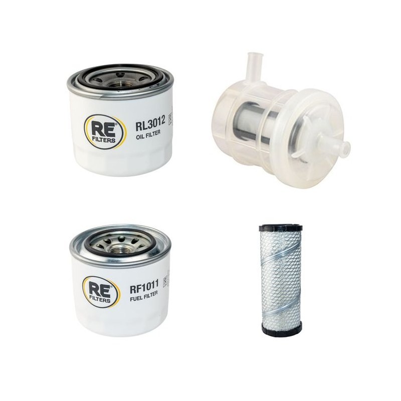 Filter Kit for Komatsu PC35R-8 Air Oil Fuel Filters with Yanmar Engine Serial No F21701-