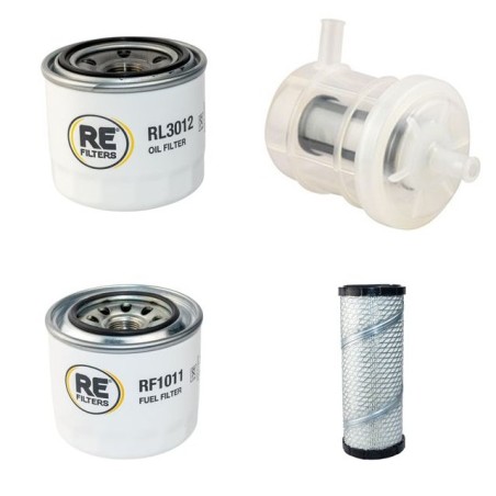Filter Kit for Komatsu PC35R-8 Air Oil Fuel Filters with Yanmar Engine Serial No F21701-
