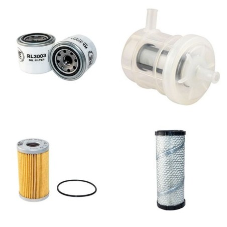 KOMATSU PC 40 MXR/MR Filter Service Kit Air Oil Fuel Filters w/Yanmar 4D88E-3HC Eng.   YR  2003-