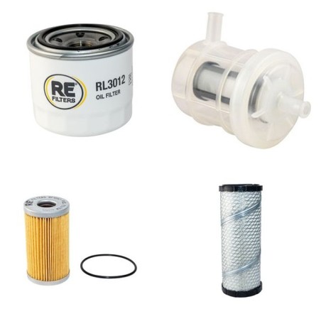 KOMATSU PC 45 R Filter Service Kit Air Oil Fuel Filters w/Yanmar  Eng.