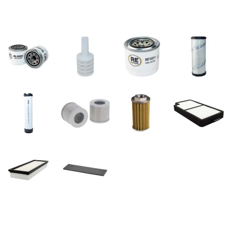 Filter Kit for Komatsu PC50MR-2 with Komatsu 4D88E Engine 2005-