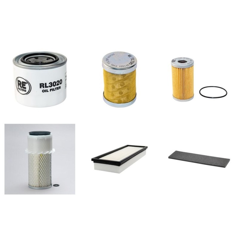 KOMATSU PC 50 UU Filter Service Kit w/Komatsu 4D84-2A Eng.