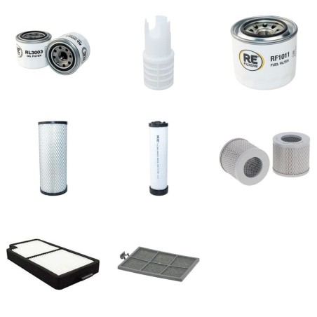 Filter Kit for Komatsu PC55MR3 with Komatsu Engine YR 2014