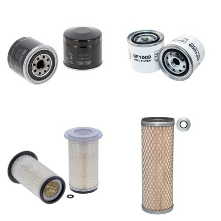 Filter Kit for Komatsu PC60-6 with Komatsu 4D95L Engine Air Oil Fuel