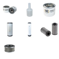 Komatsu PC75R-2HD Filter Service Kit with Komatsu 4D98E2XFB