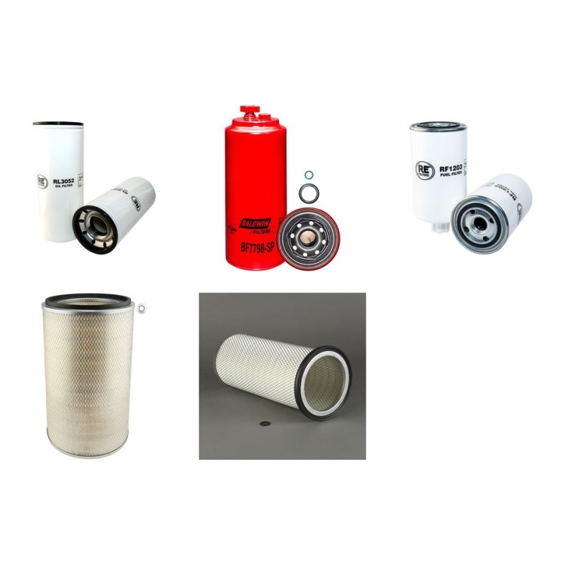 AUSTOFT RECOLTEUSE CANNE A SUCRE Filter Service Kit w/Cummins M11C330 Eng.