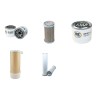 KOMATSU PC 75-1 Filter Service Kit Air Oil Fuel Filters w/KOMATSU 4D98E-1FB Eng.