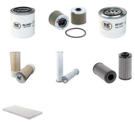 Filter Kit for Komatsu PC95-1 with Komatsu 4D106 Engine