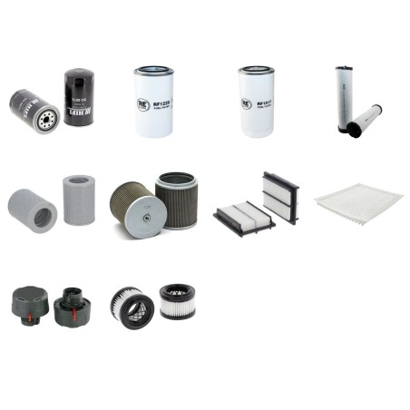 KOMATSU PW 148-8 Filter Service Kit w/KOMATSU  Eng. SN  H50051-H50212 YR  2012-