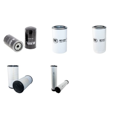 KOMATSU PW 160-7E0 Filter Service Kit Air Oil Fuel Filters w/KOMATSU SAA4D107E-1 Eng. SN  H55051-H55837 YR  2010-