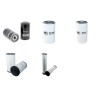 KOMATSU PW 160-7E0 Filter Service Kit Air Oil Fuel Filters w/KOMATSU SAA4D107E-1 Eng. SN  H55051-H55837 YR  2010-