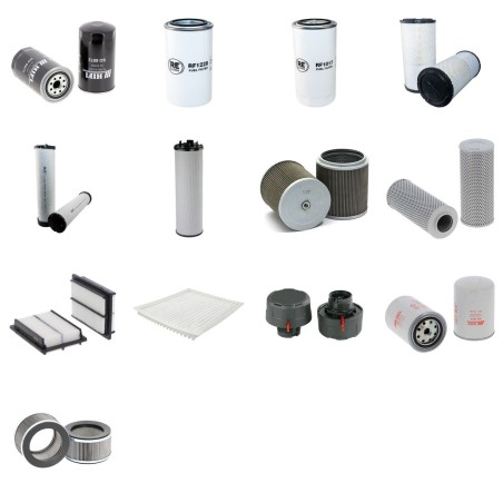 KOMATSU PW 160-8 Filter Service Kit w/KOMATSU SAA4D107-E1 Eng. SN  H60051- YR  2010-  TIER III