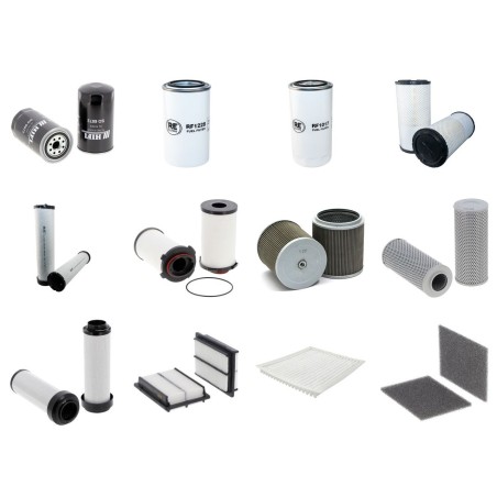 KOMATSU PW 180-10 Filter Service Kit w/KOMATSU SAAD6D107E-2 Eng. SN  H60051- YR  2015