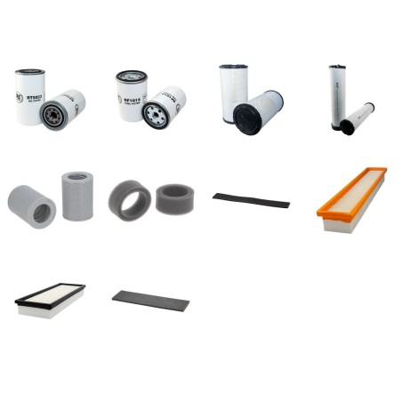 Filter Kit for Komatsu PW200-7 with Komatsu SAA6D102E-2 Engine YR 2005-