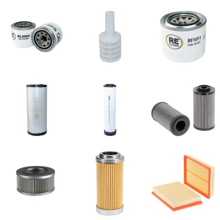 Filter Kit for Komatsu PW75R-2 with Komatsu TNV Engine YR 2006-