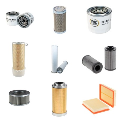 KOMATSU PW 75 R-2 Filter Service Kit w/KOMATSU 4D98-E1FB Eng. SN  22E0200001-